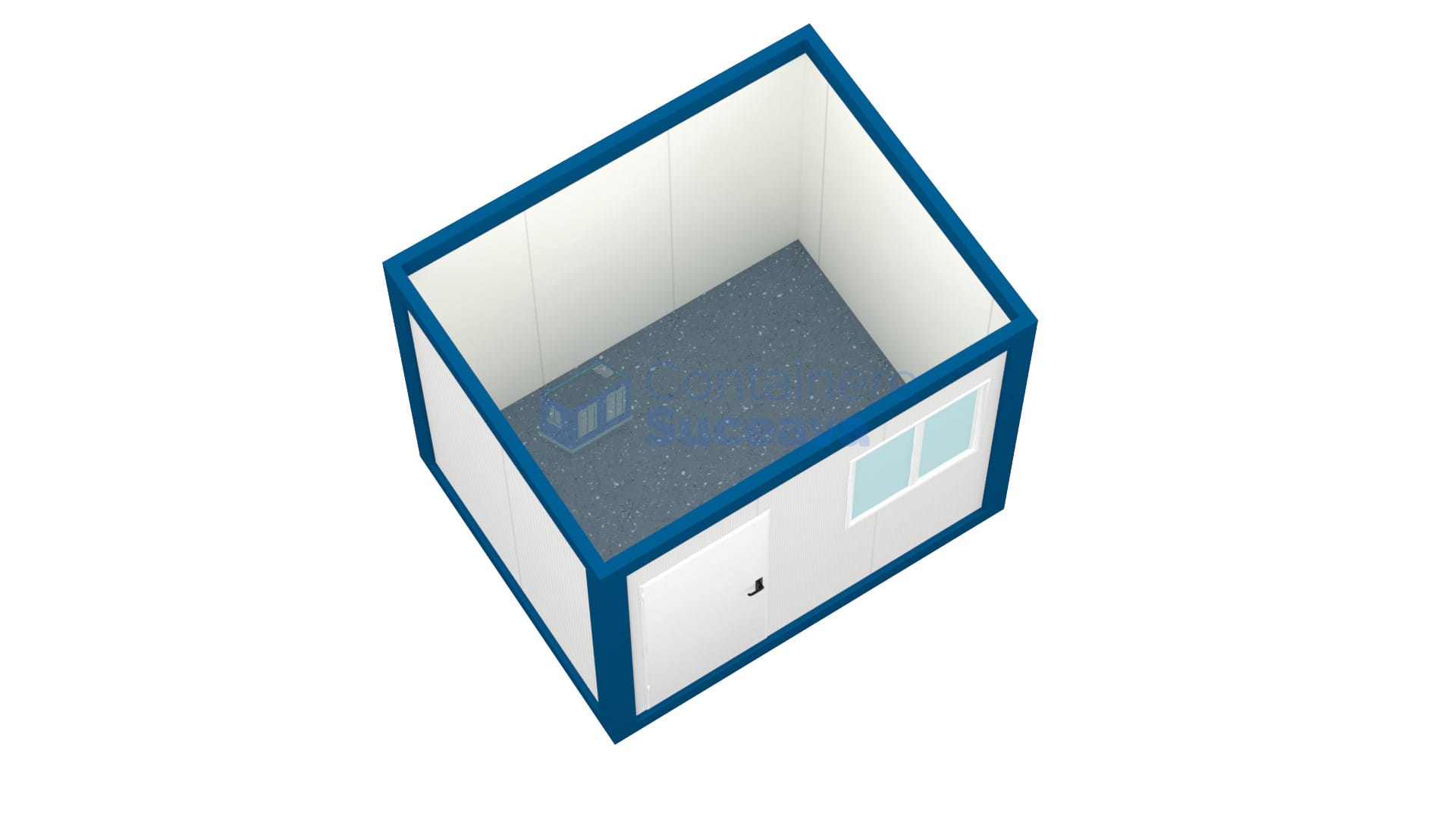 container birou suceava 3metri albastru2